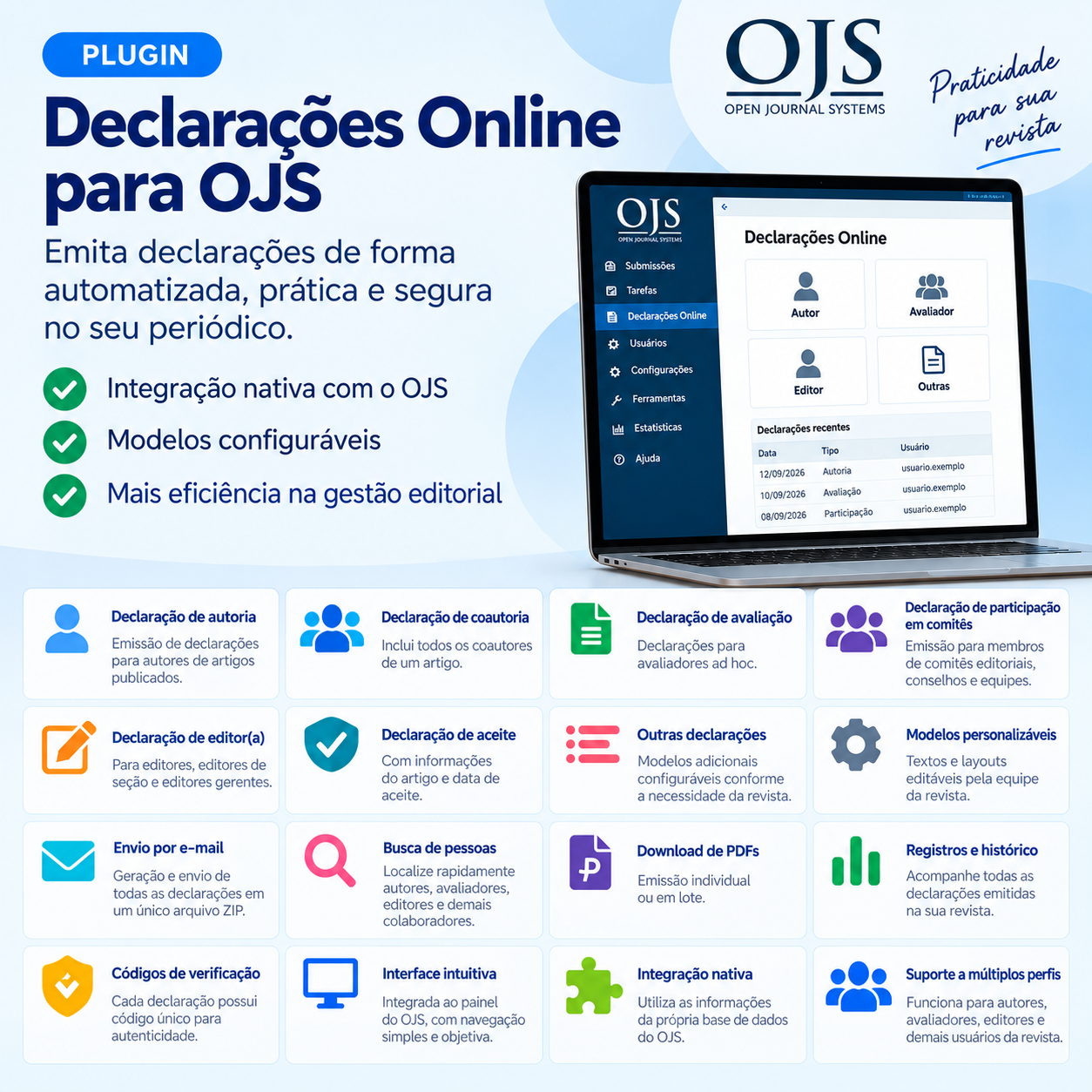Plugin Declarações Online para OJS - imagem 3