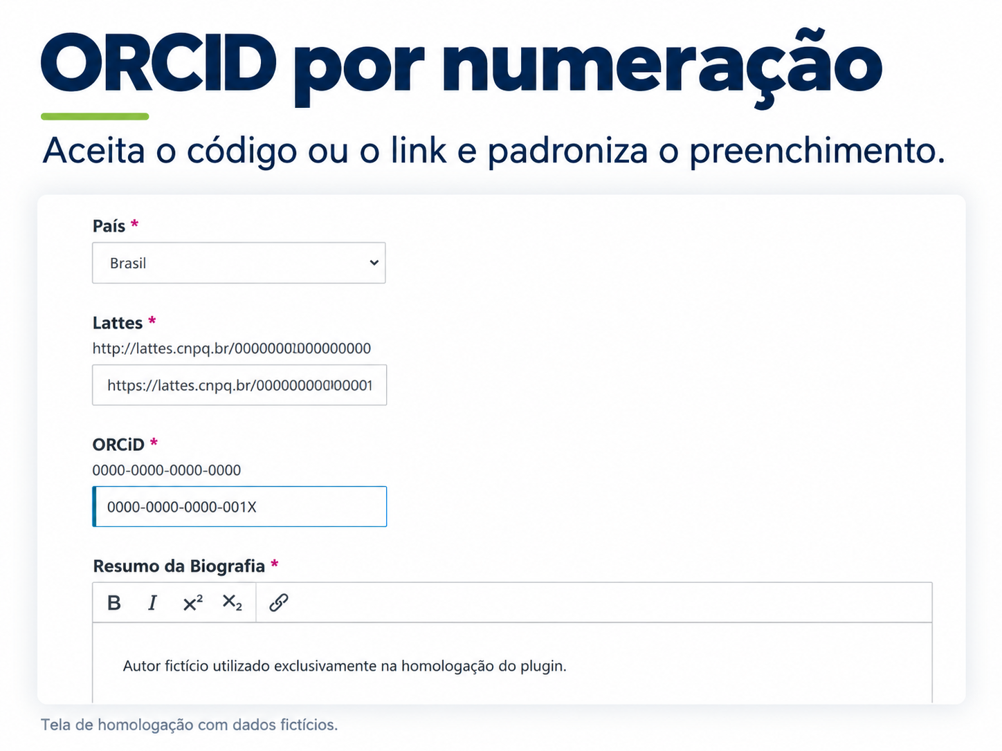 Plugin Lattes e ORCID para OJS - imagem 3